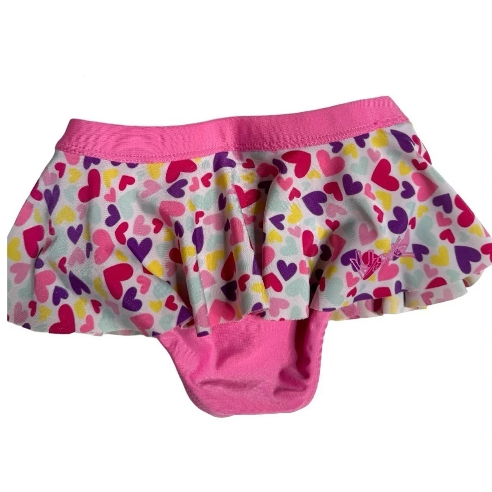 UV Skinz UPF 50+ Rashguard Set Girls Pink with Bucket Hat 3T